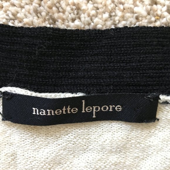 Nanette Lepore fitted, low collar sweater - Picture 3 of 3